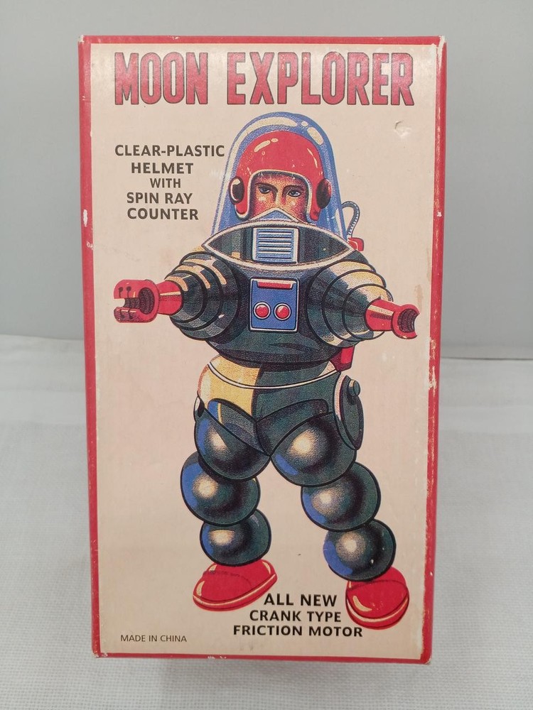Unknown MOON EXPLORER (astronaut) tin toy