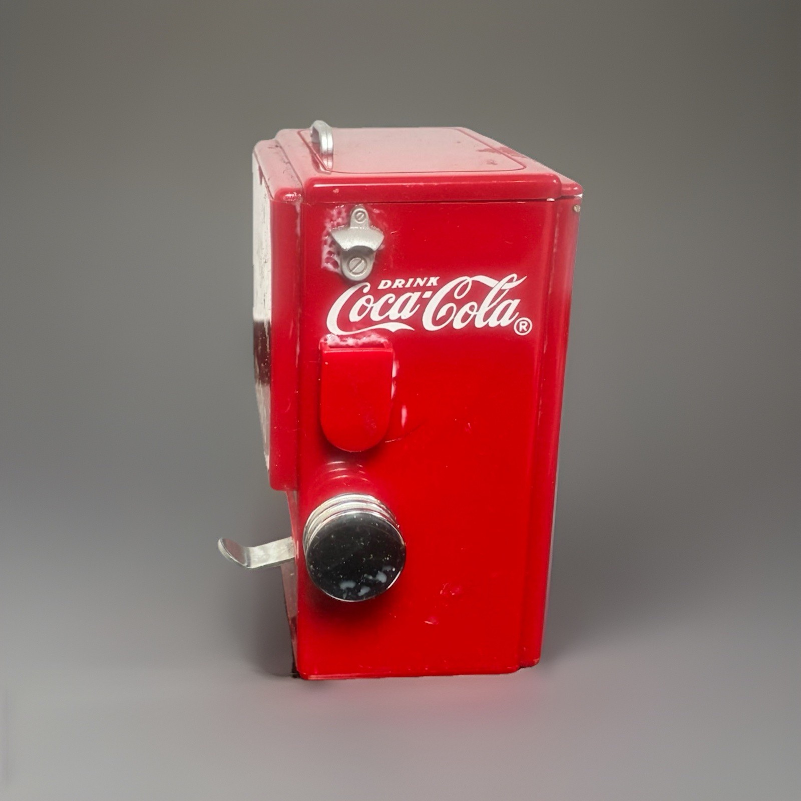 Vintage 1995 Coca Cola Toothpick Dispenser Holder Red Cooler Coke Collectible