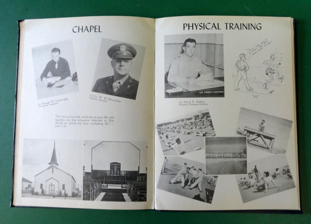 GOODFELLOW ARMY AIR FIELD CLASS BOOK 43-F ADVANCED