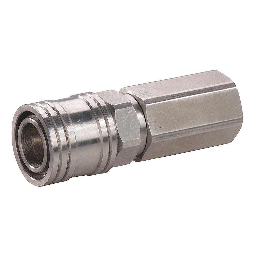 SPEEDAIRE 30E573 Quick Connect,Socket,1/2" Body,1/2"-14 30E573