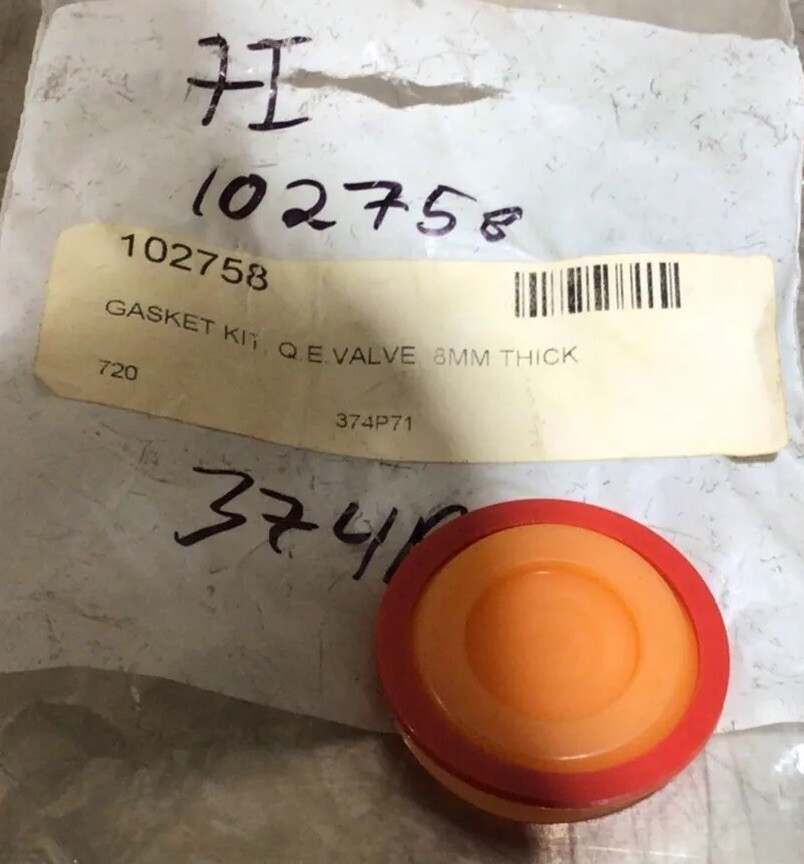 Multivac 102758 Gasket Kit OE Valve Nos Surplus