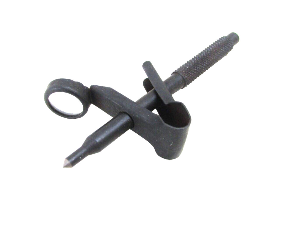 CENTER PUNCH WITH MAGNIFIER WITH GROUND POINT, 3-1/2" LONG