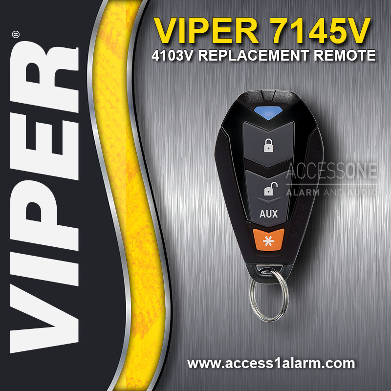 Viper 4103V And 4103XV Remote Start 1-Way Replacement Remote Control 7145V