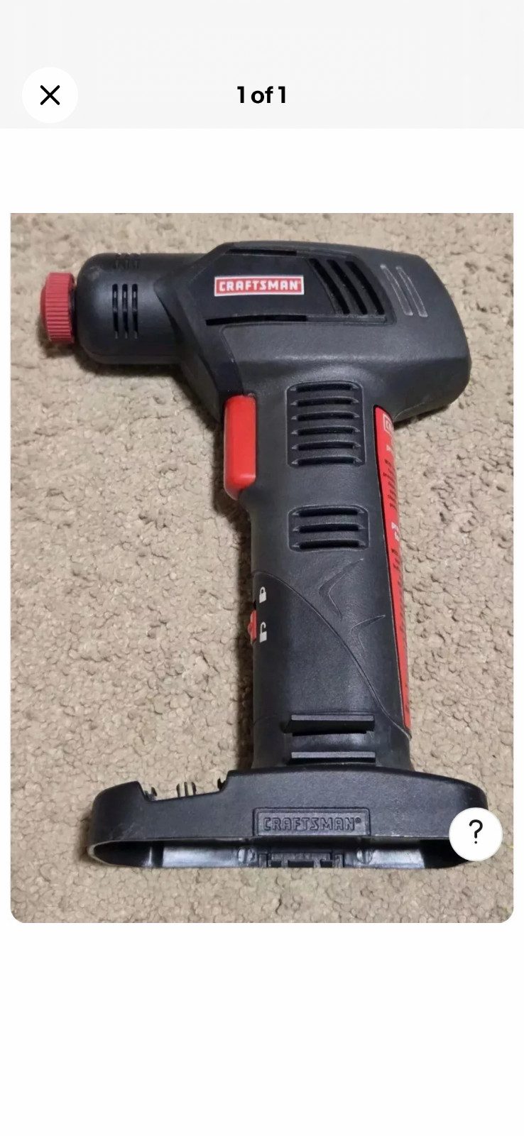 Craftsman 19.2V C3 Tire Inflator Threaded Collar & Silicone Grommet (2 pcs.)