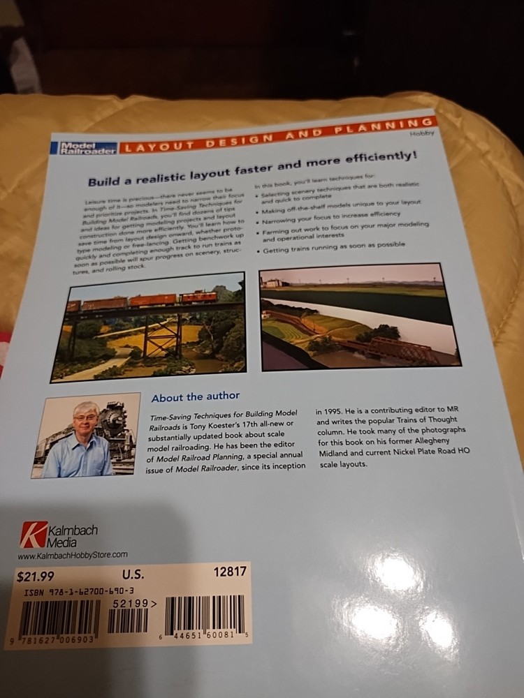 Kalmbach Book. Time-Saving Techniques for Building Model Railroad.