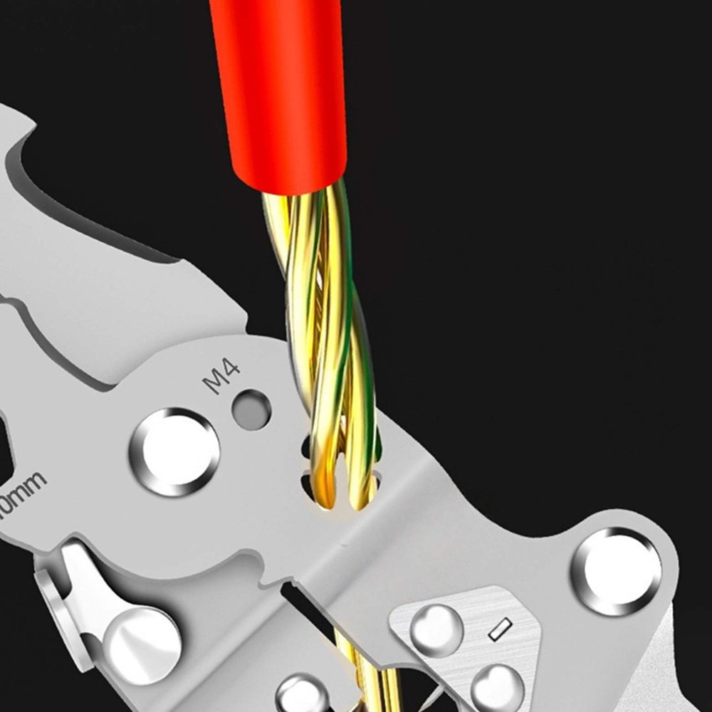 1× Compact Multi-Functional Fold Wire Stripper Scissor With Electrical Test