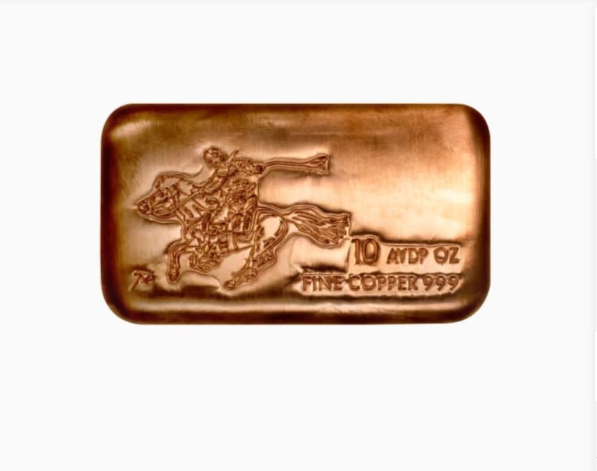 2x 10 oz Pony Express Copper Bar | Silvertowne Mint