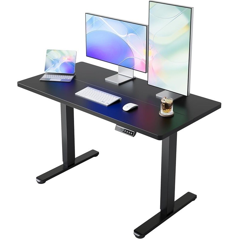 Electric Standing Desk Adjustable Height 4 Memory Settings Anti-Collision System