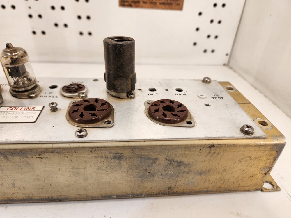 Collins Tube Audio / Radio component Module & Tubes, Likely 1950s/60s Untested