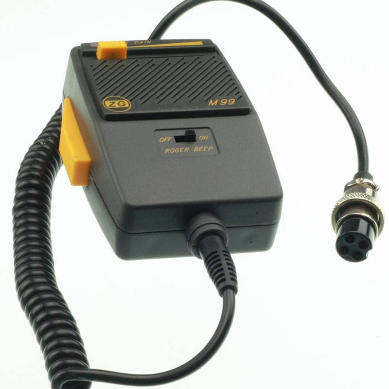 Zetagi M 99 Echo CB Microphone + Roger Bleep