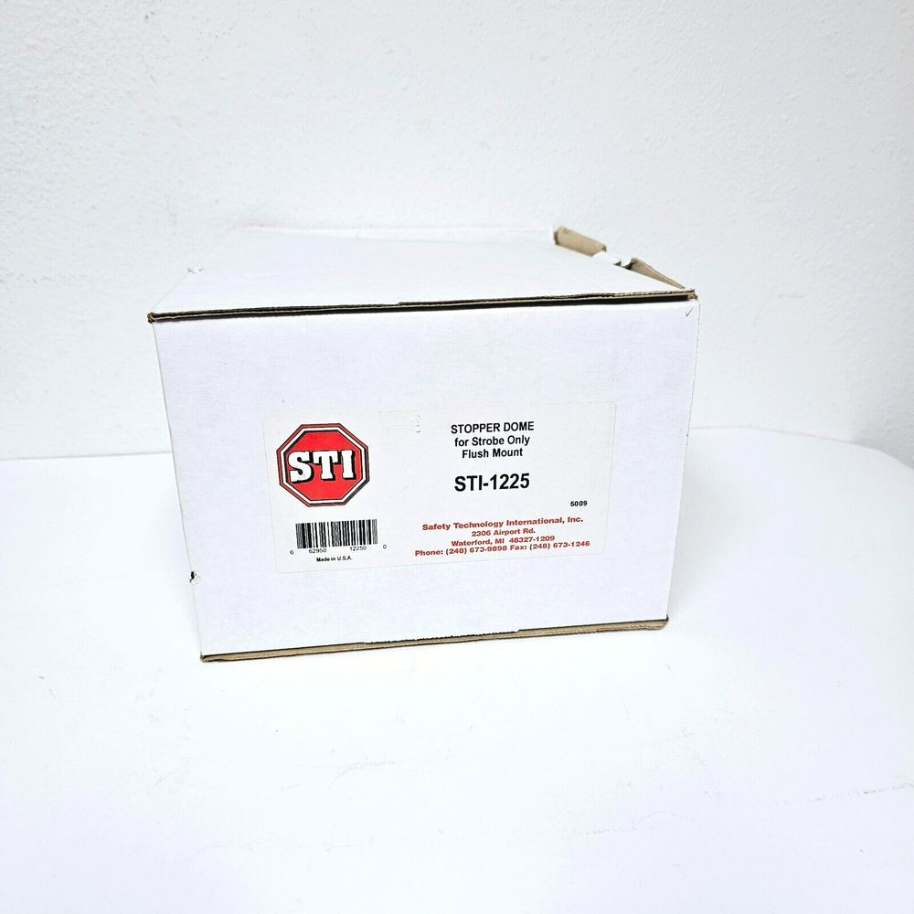 STI-1225 Stopper Dome For Strobe Only Flush Mount NEW (Open Box)