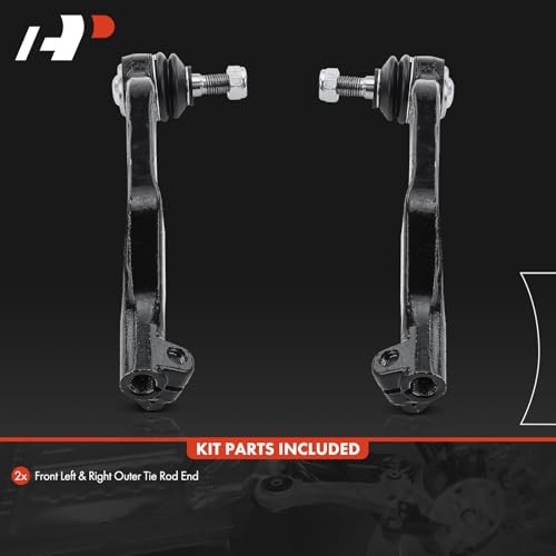 2 x Front Outer Tie Rod Ends, Compatible with Mini Cooper 2007-2015