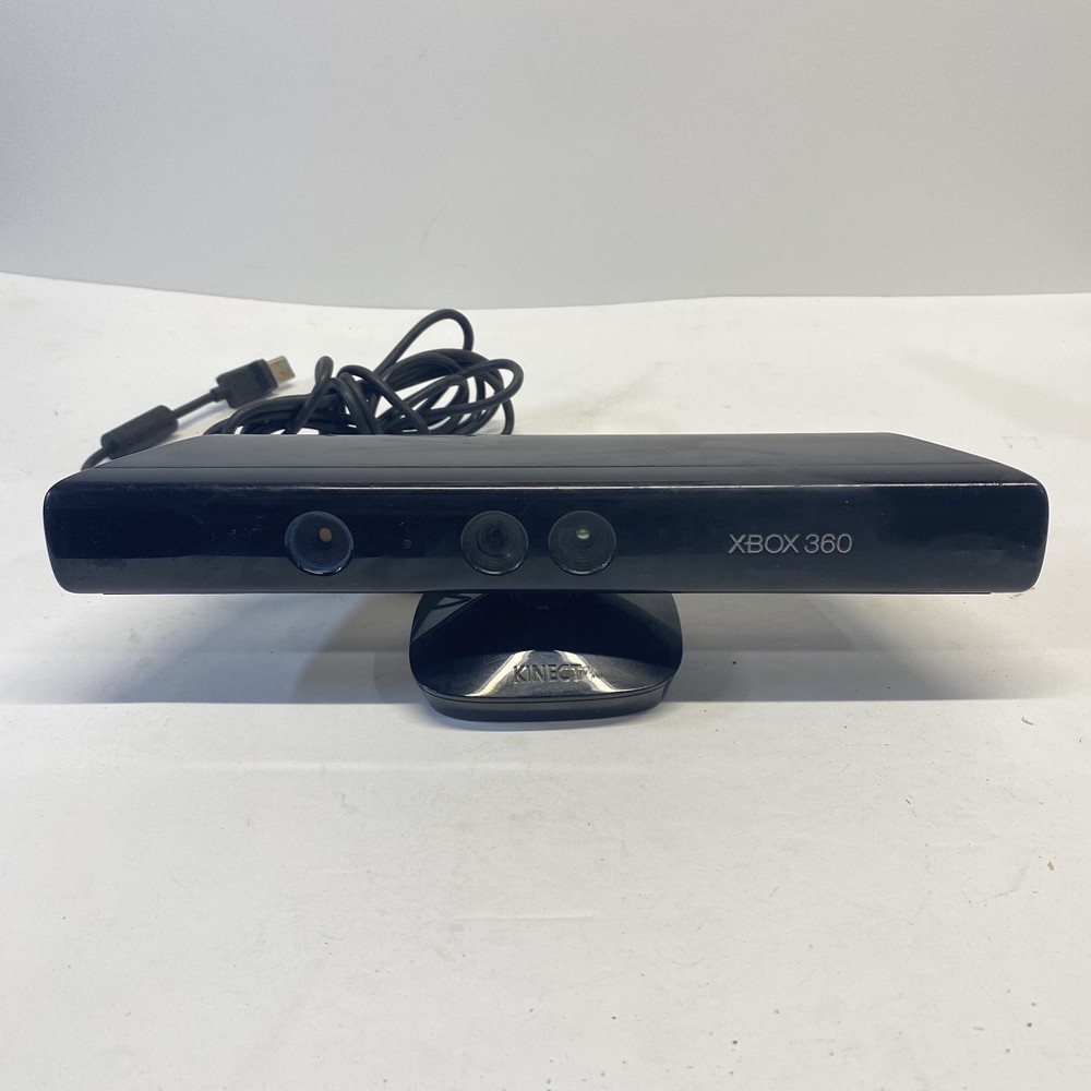 Microsoft Xbox 360 Kinect Sensor Bar Black Video Game Console Accessory USB