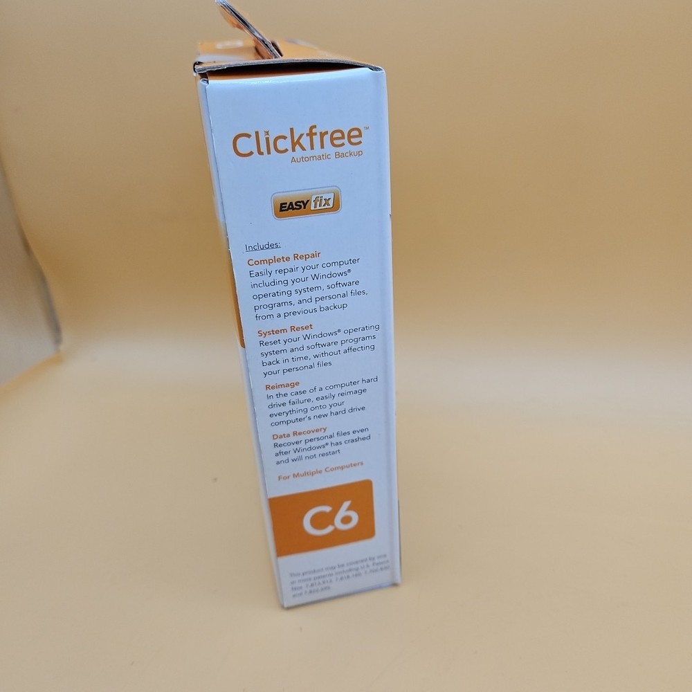 Clickfree Automatic Backup C6 For PC Computer Portable 500GB Storage NEW