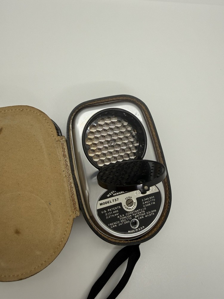 Weston Master III Exposure Meter Model 737 With Case & Instructions Tested
