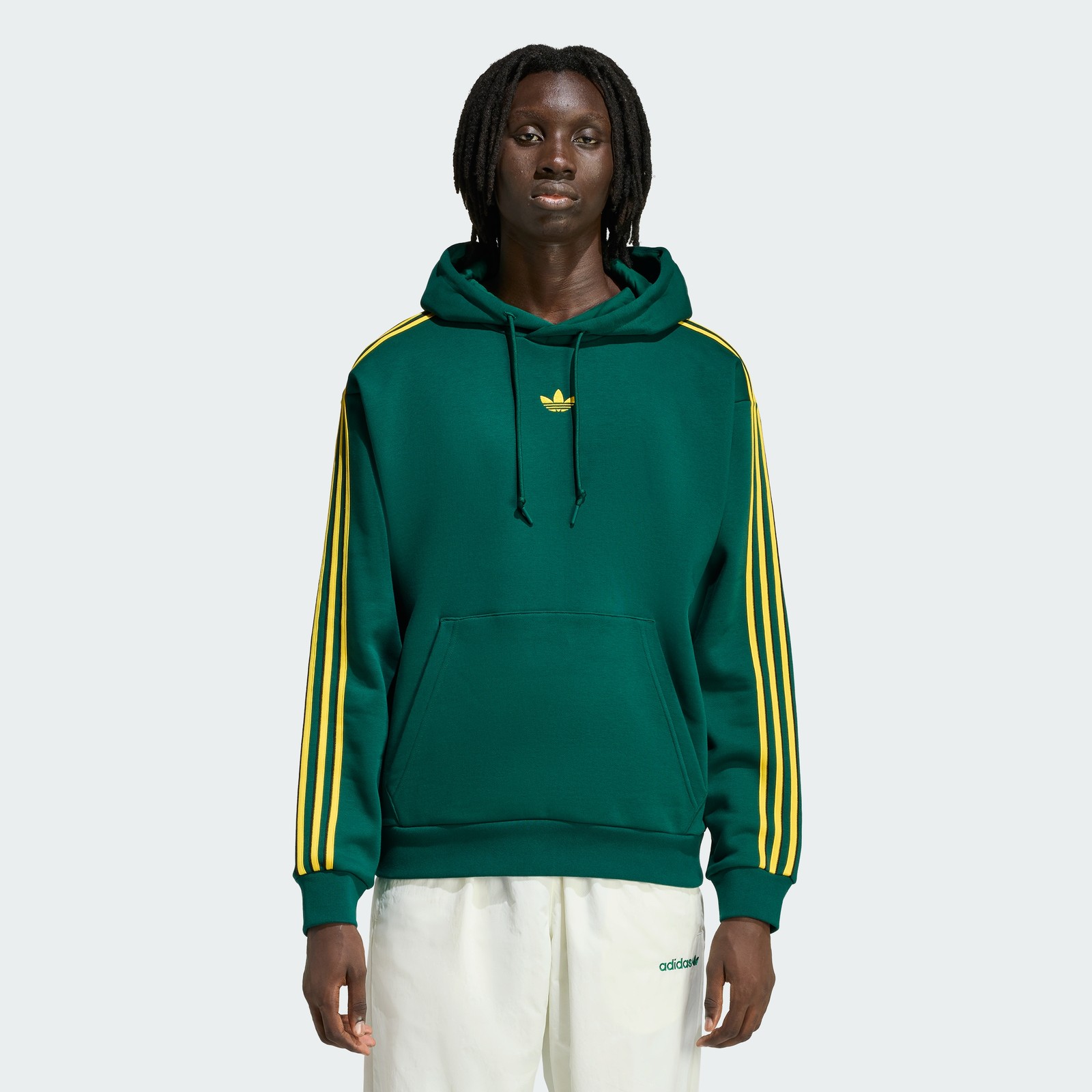 adidas men TIPPED STRIPES HOODIE