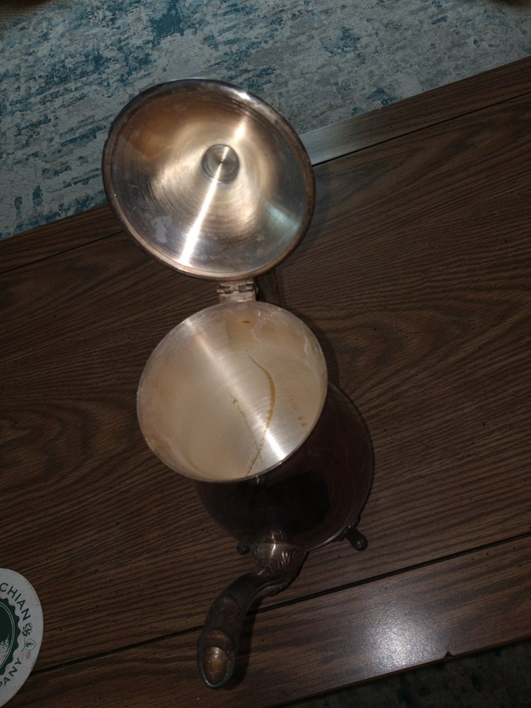 vintage silver plated teapot