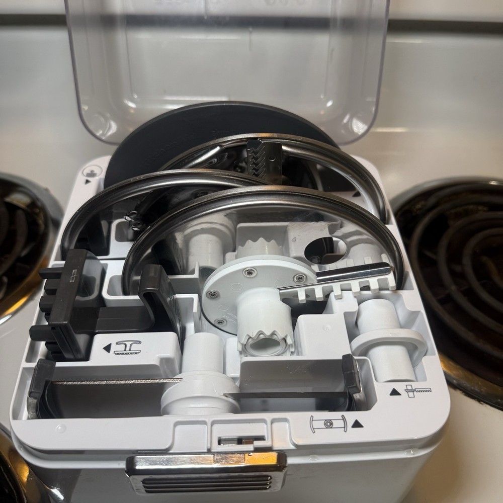 KitchenAid Mixer Set 526840 Food Processor Attachments 7pcs with Storage Case
