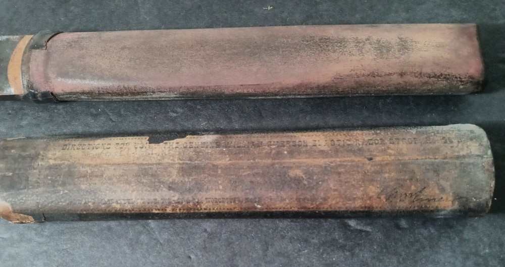 ANTIQUE VINTAGE EMERSON IMPROVED ELASTIC RAZOR STRAP STROP