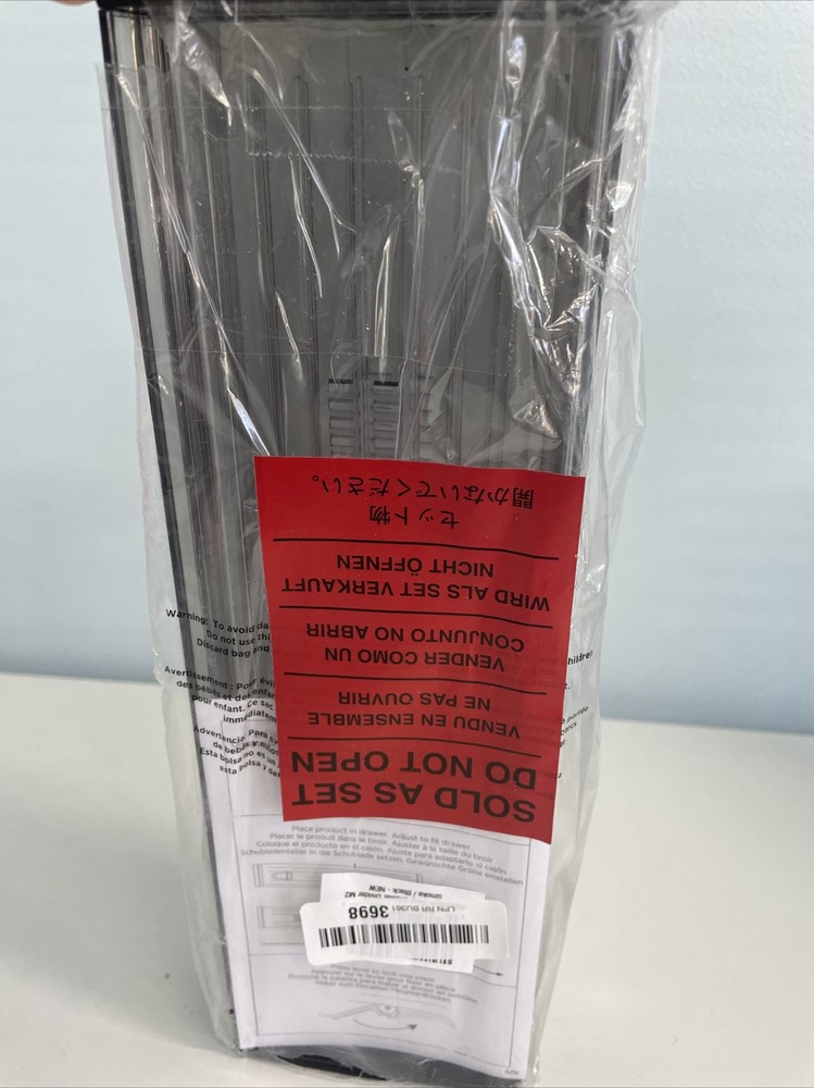 Adjustable Expandable Deep Drawer Organizer/Divider Foam Ends Strong Sec