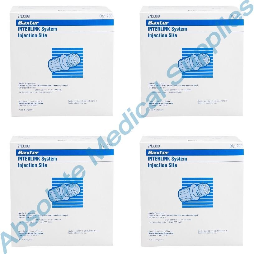 *800-Pieces* Baxter Interlink System Sterile 2N3379