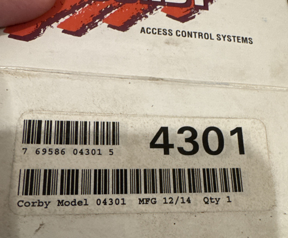 Corby 4301 Data Chip Interface Adapter Module for Systems 1-4-5-10