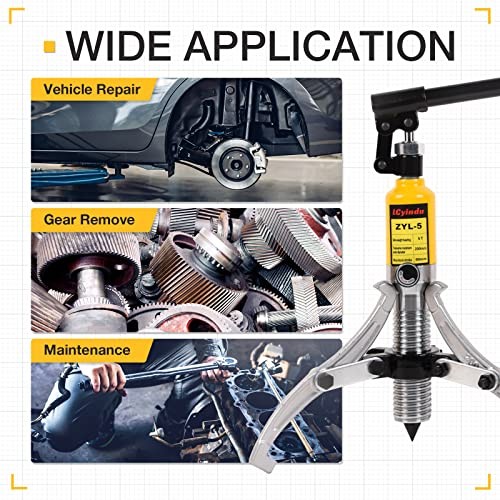 Hydraulic Gear Puller Hydraulic Puller Kit Bearing Puller with Case 2 or 5 Ton