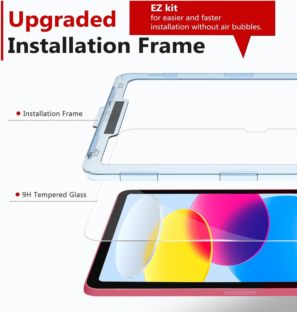 Screen Protector Compatible with iPad A16 11th/10th Generation 11/10.9 Inch ...