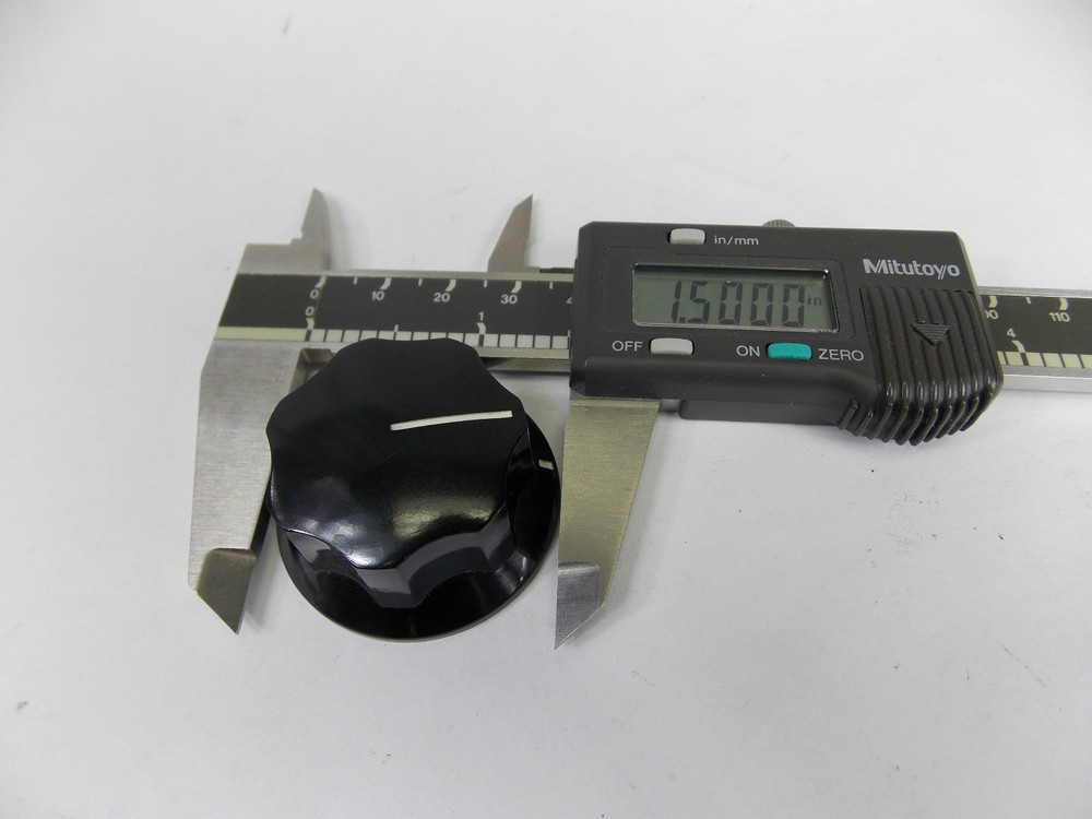 ELECTRONIC/ ELECTRICAL EQUIPMENT KNOB BLACK