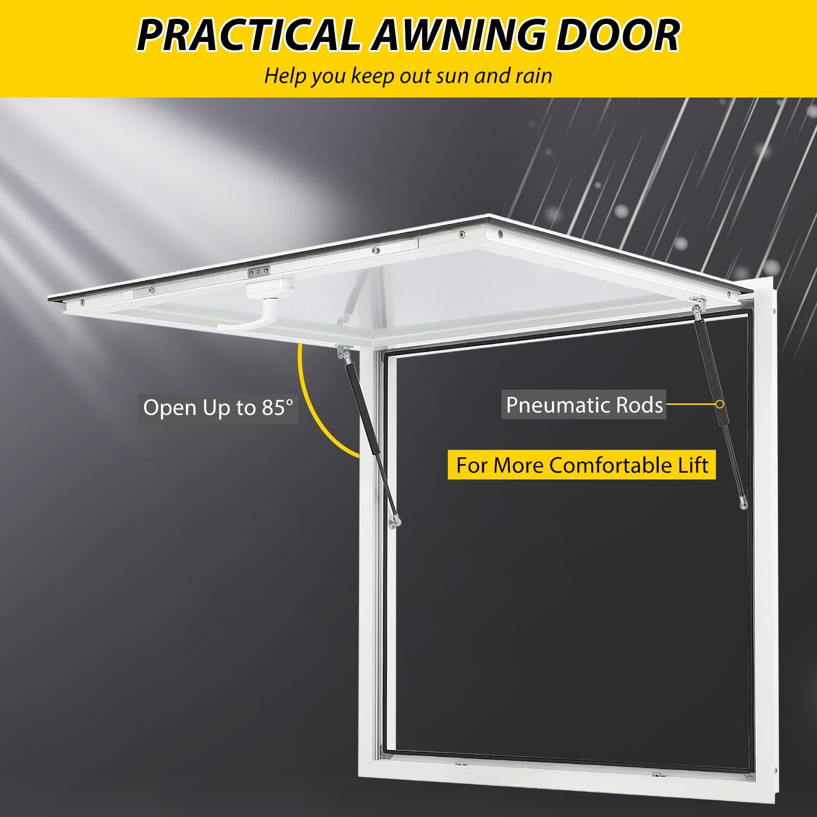 Concession Trailer Serving Window 36" x 36" 60" x 36" Food Truck Service Window