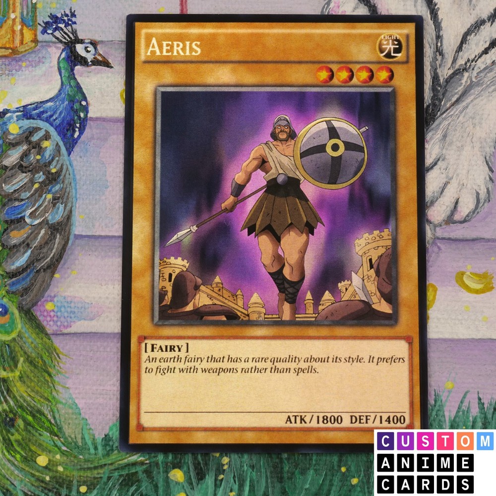 Aeris ANIME EFFECT HOLO card