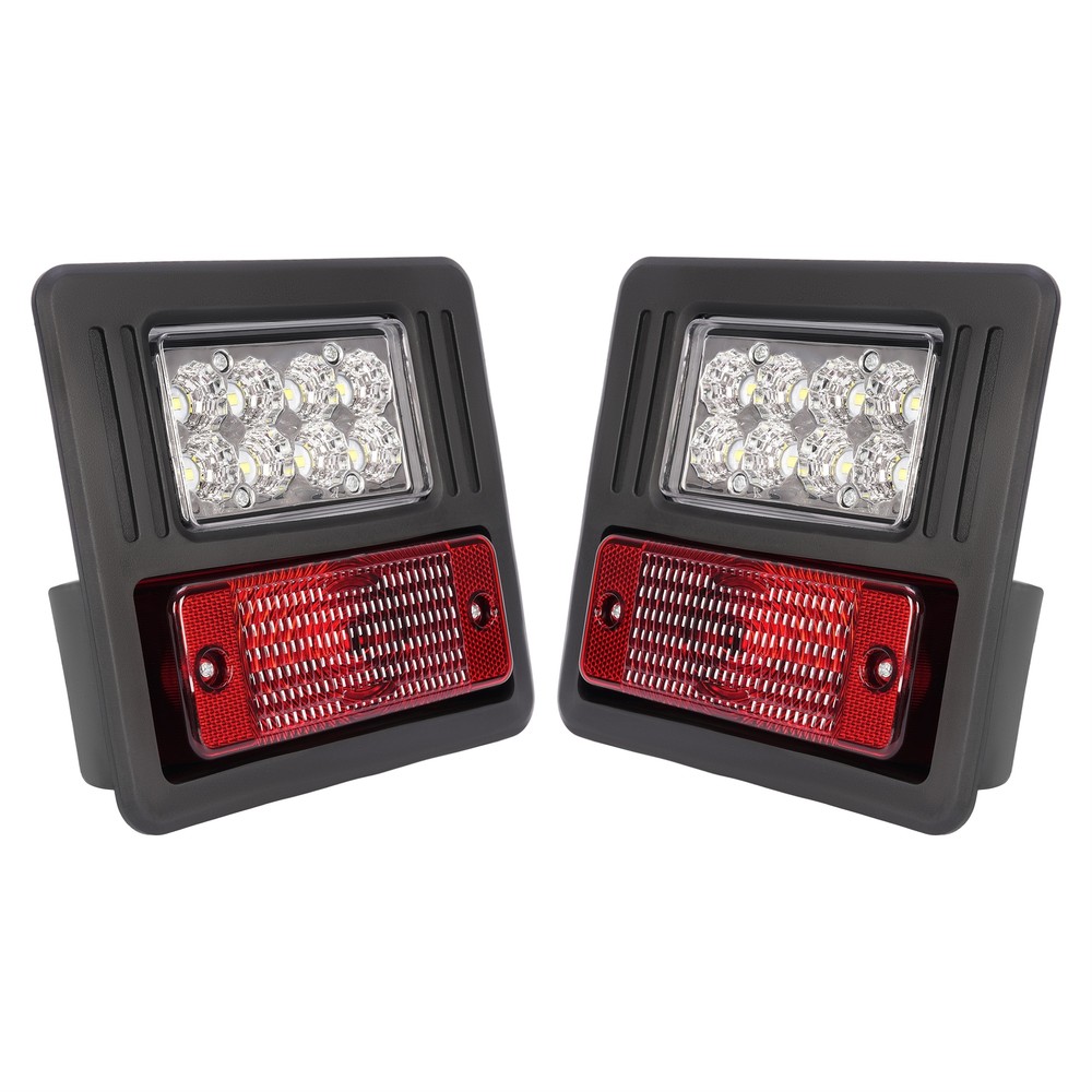 4x LED Headlight Tail Exterior Light Kit For Bobcat Skid Steer Loader