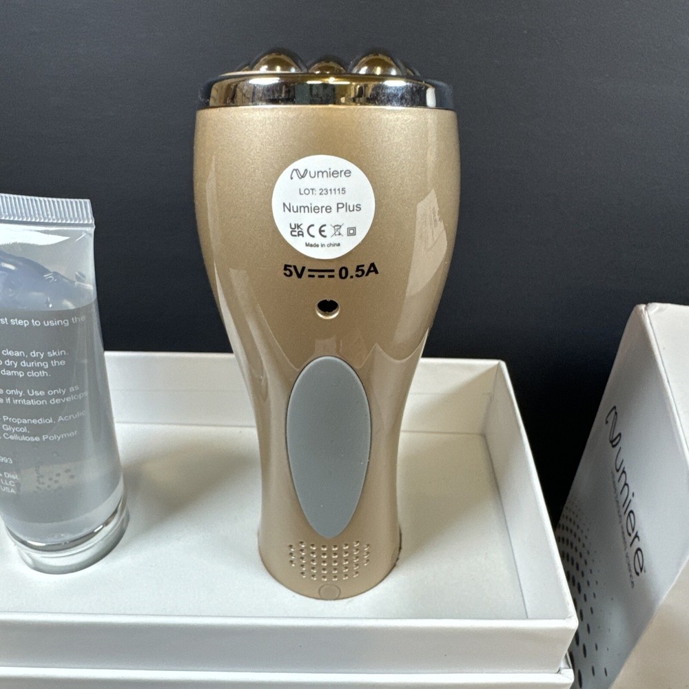 NUMIERE PLUS Microcurrent And LED Wrinkle Reducing Device With Gel - Open Box