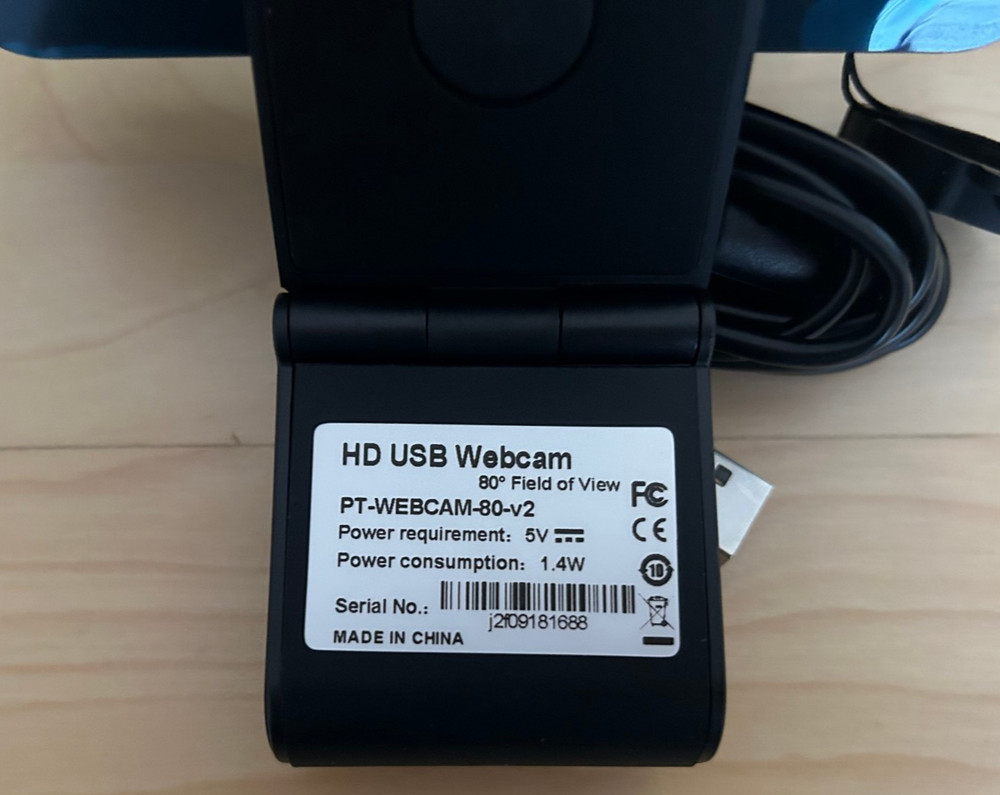 PTZOptics PT-WEBCAM-80-V2 Full-HD Live Streaming Web Cam