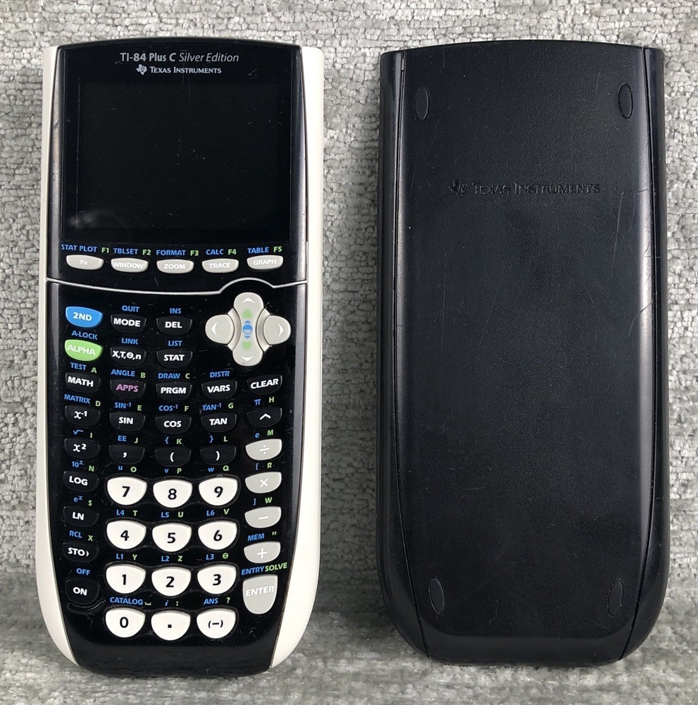 Texas Instruments TI-84 Plus C Silver Edition Graphing Calculator