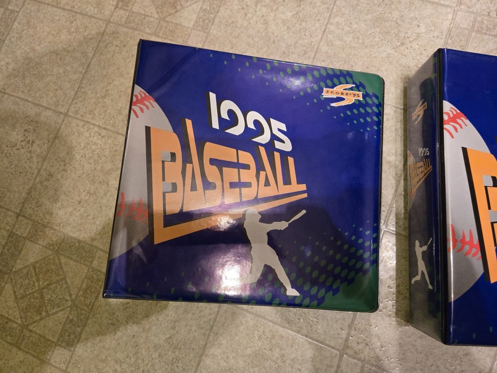 Score 95 (1995) Baseball Card Binders. Empty. (AFIT - 256)