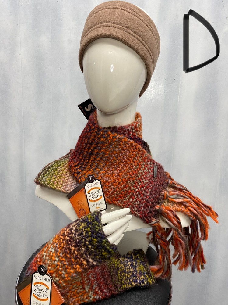 Screamer Set:  Headband, Scarf, Mitts - NWT