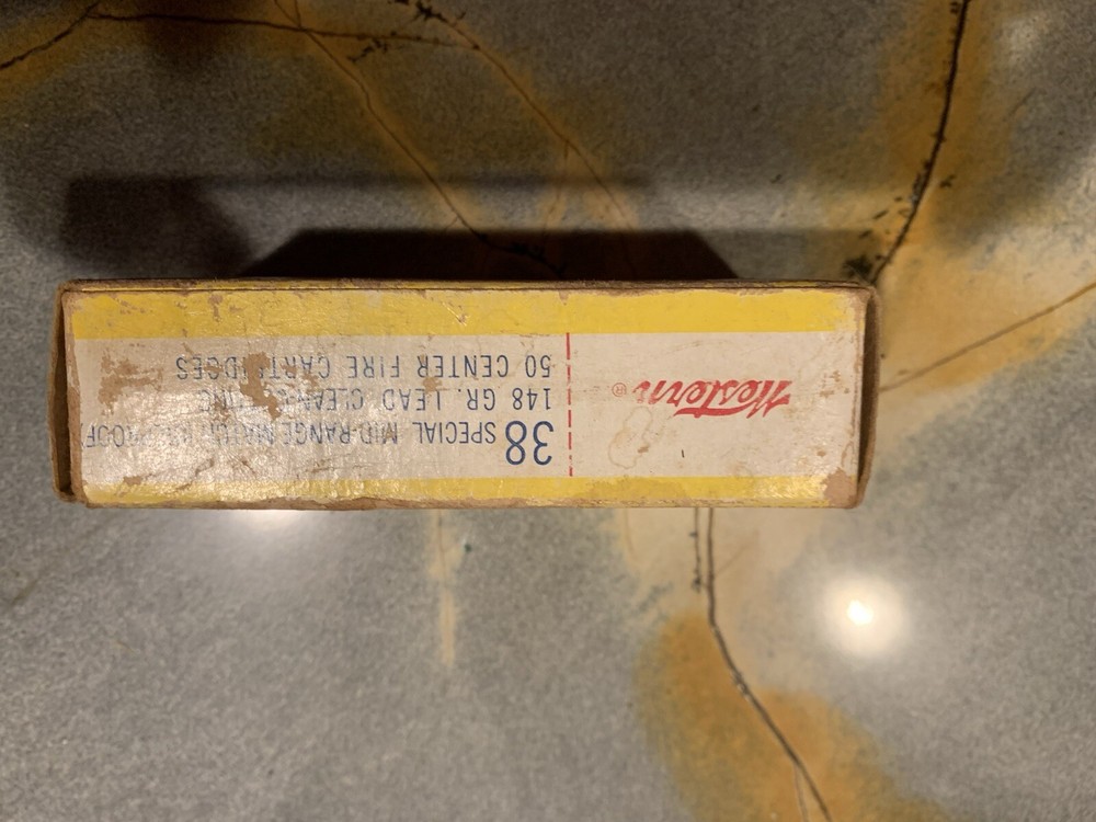 Vintage Western 38 Special Ammunition Box Empty With Insert