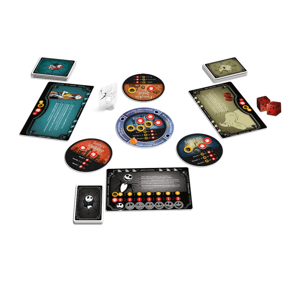 Nightmare Before Christmas Card Game | Quick Tactical Game with Unique