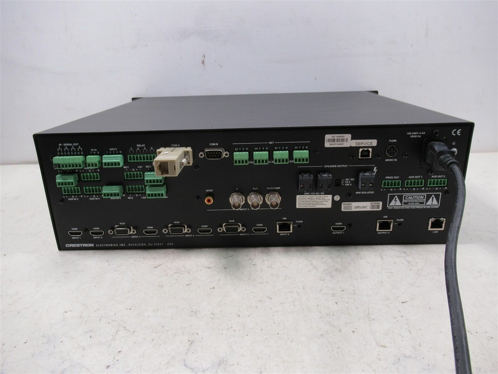 Crestron DMPS-200-C Professional Media System Presentation Switch HDMI HDBT