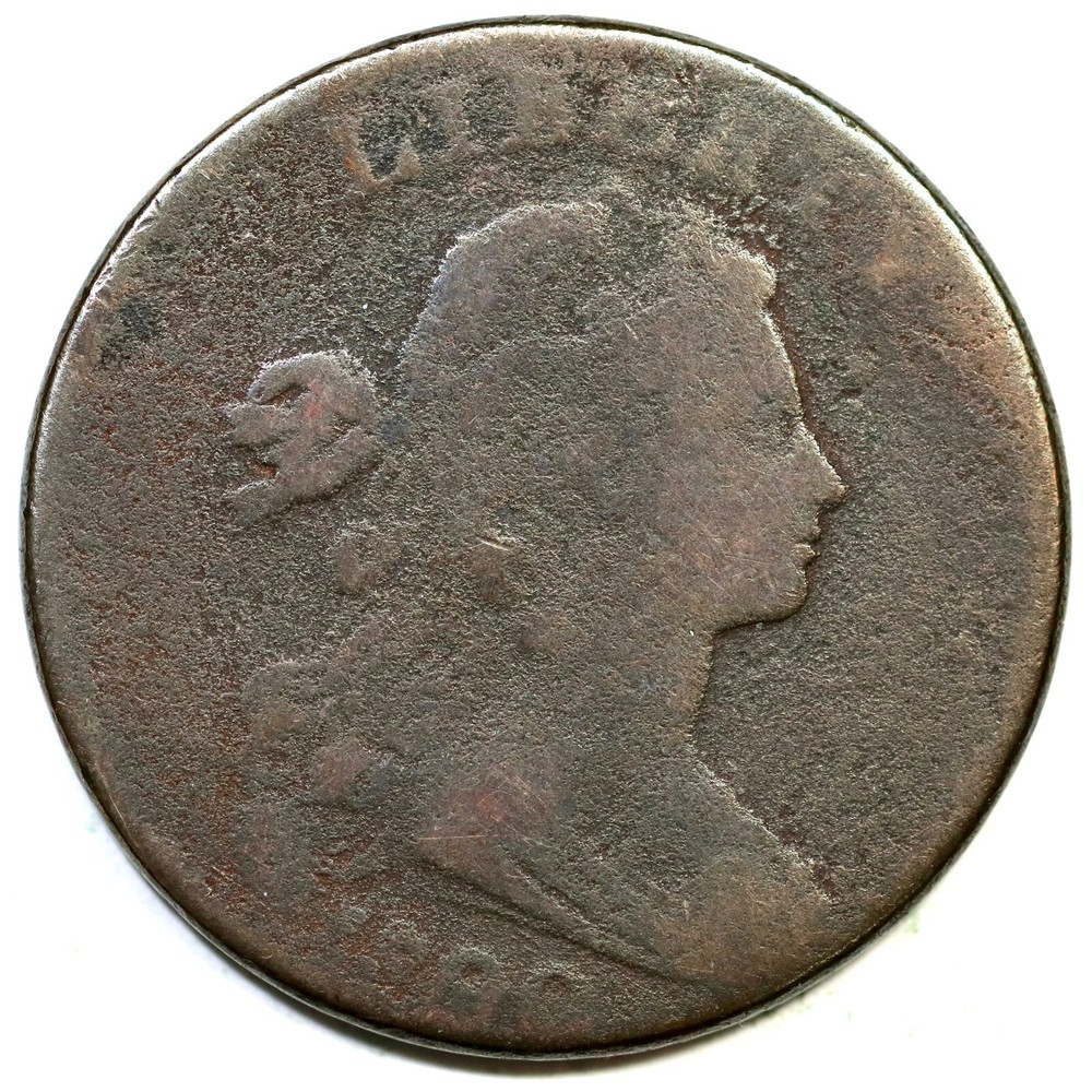 1800/79 S-195 R-5 Draped Bust Large Cent Coin 1c