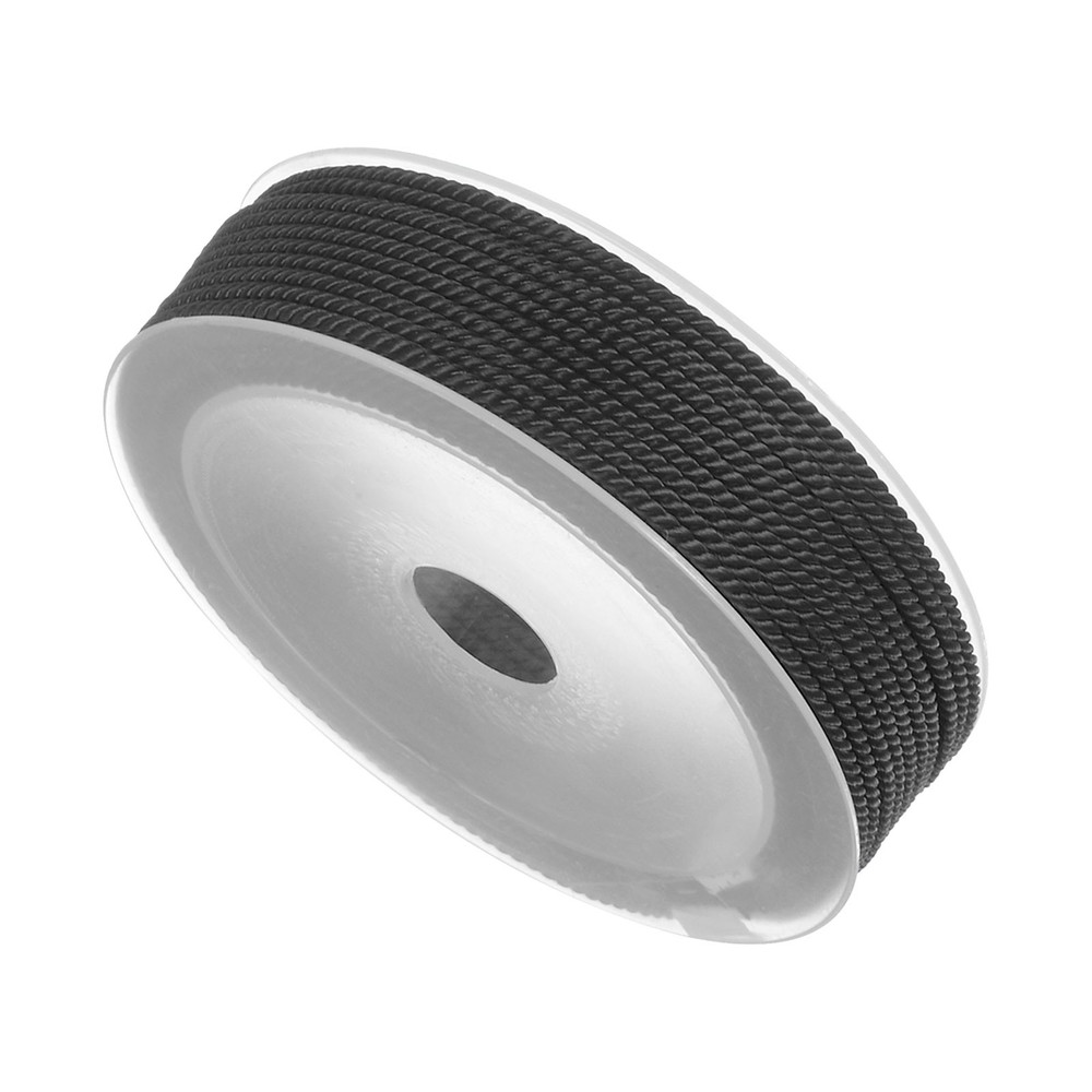 Nylon Thread 2mm 13m String for DIY Craft Black  Braided Nylon String