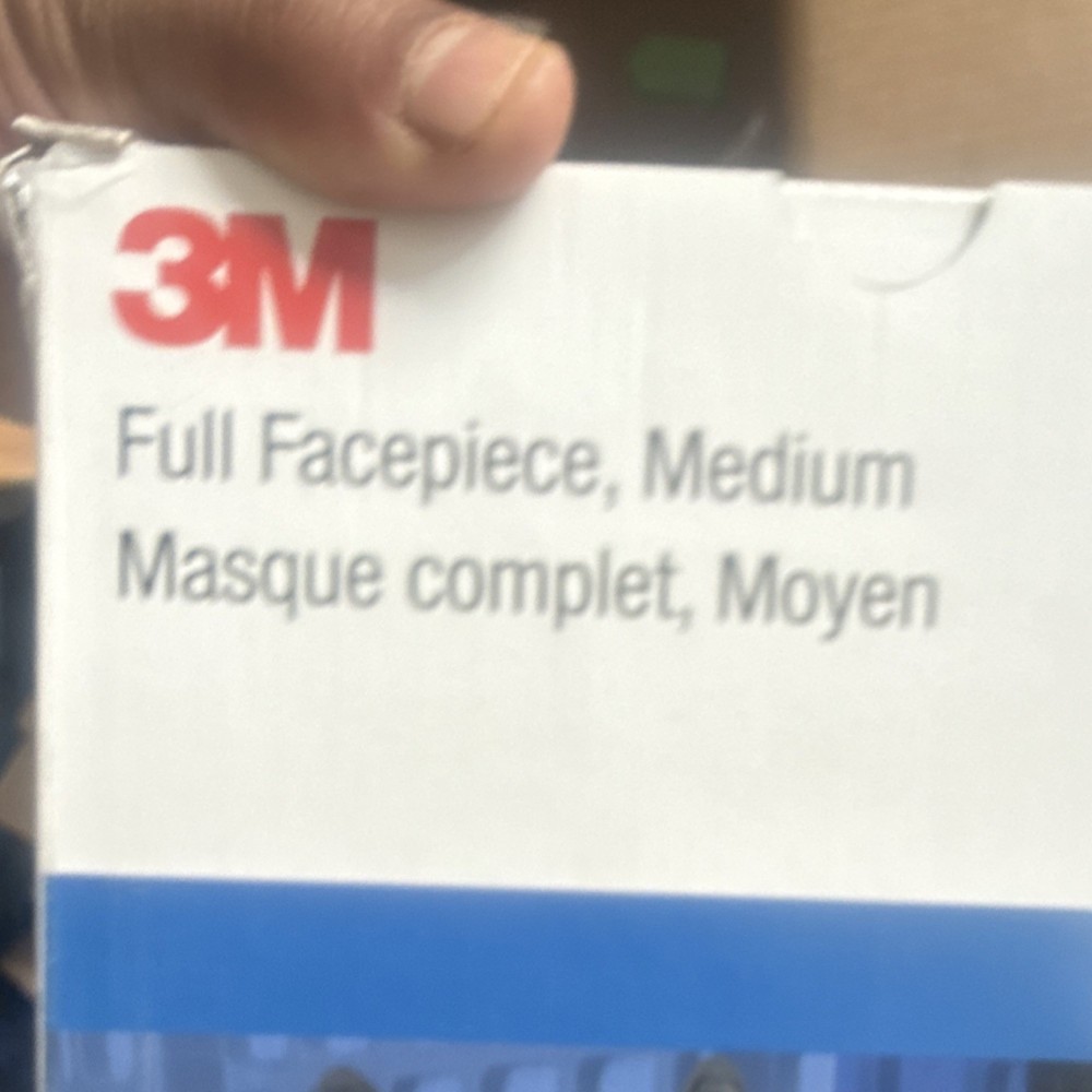 3M 6800 Full Facepiece Respirator Mask Medium Size Full Face Coverage