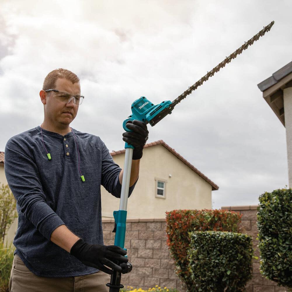 Makita 18V Lxt Hedge Trimmer Lithium Ion Cordless 18'' Telescoping Articulati...