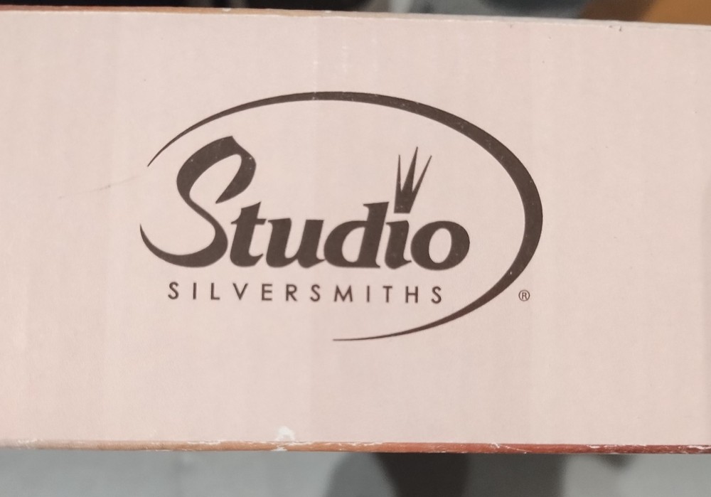 Studio Silversmiths Caprice Beveled Mirror Set 35X10 Centerpiece Table Runner