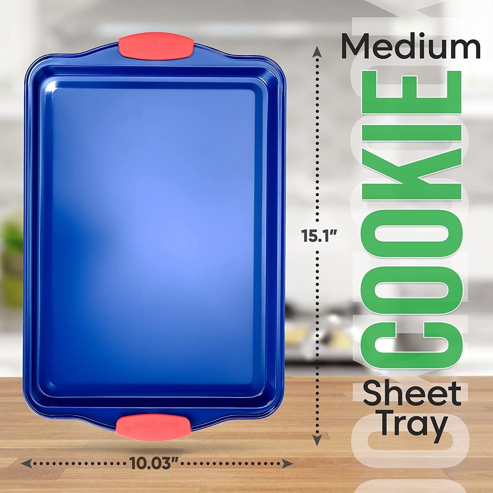 Nutrichef BKNCSBSBL3MEDCS Medium Cookie Sheet