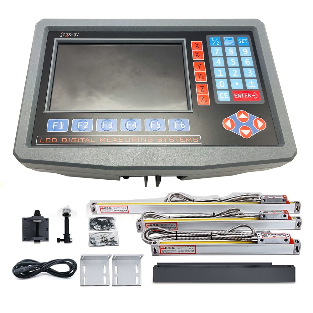 3AXIS LC Digital Readout&Mill Miling Machine Linear Scale(Any 3 Size you choose)