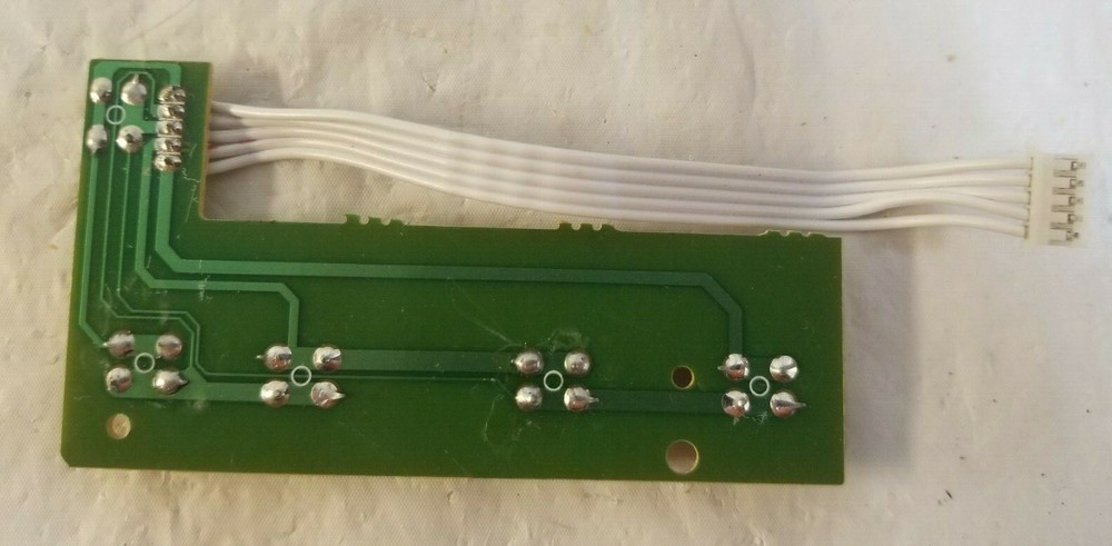 CURTIS DVD7600 VCR & DVD Player FUNCTION BUTTON PCB BOARD Working