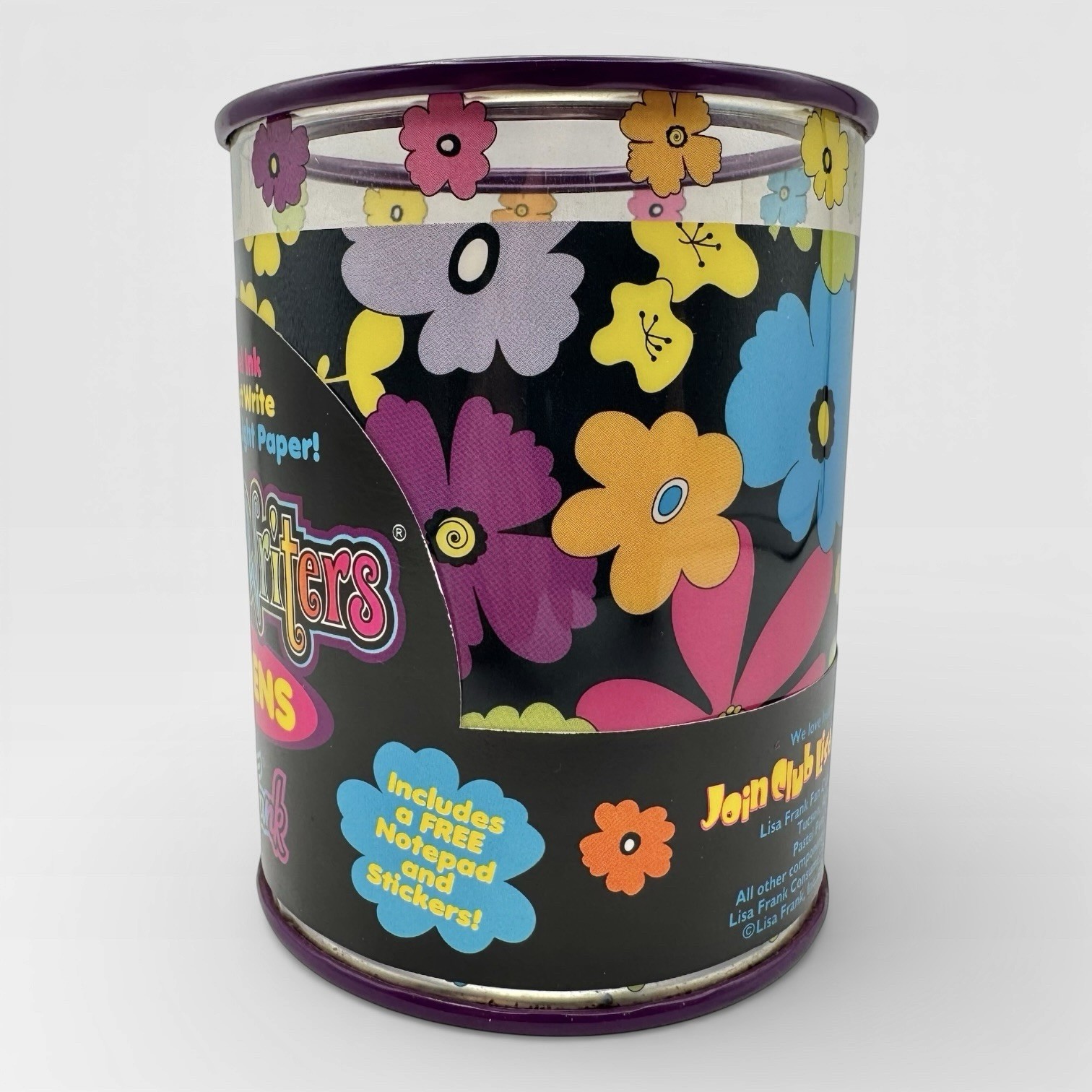 LISA FRANK DREAM WRITERS Vintage LOT Dried Up GEL PENS Stickers Notepad Holder