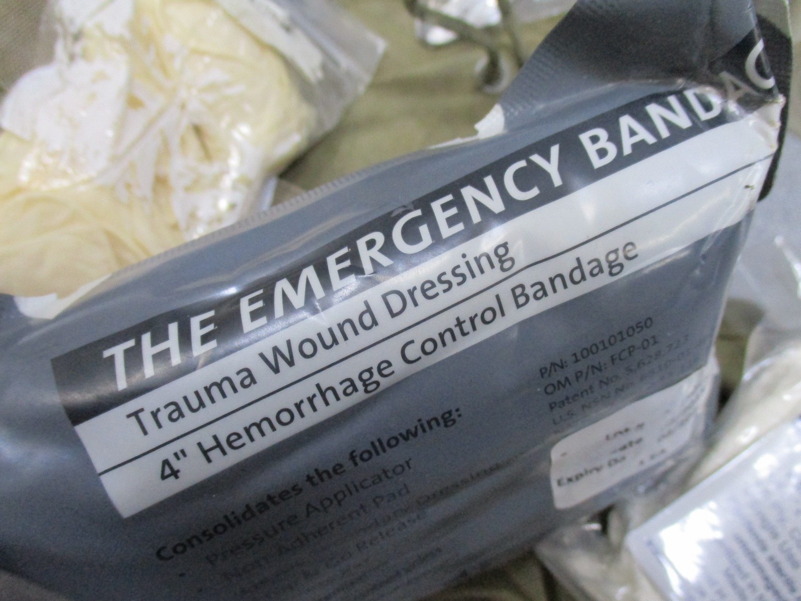 USGI Multicam IFAK Pouch w/ Expired Medical Contents Military First Aid Kit